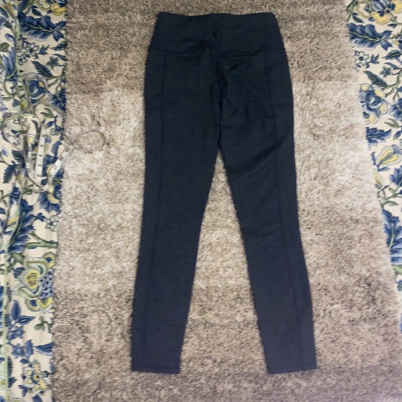 Sketchers Leggings Yoga Pants Sz Small, Heather Charcoal Grey, NWT - Picture 8 of 12